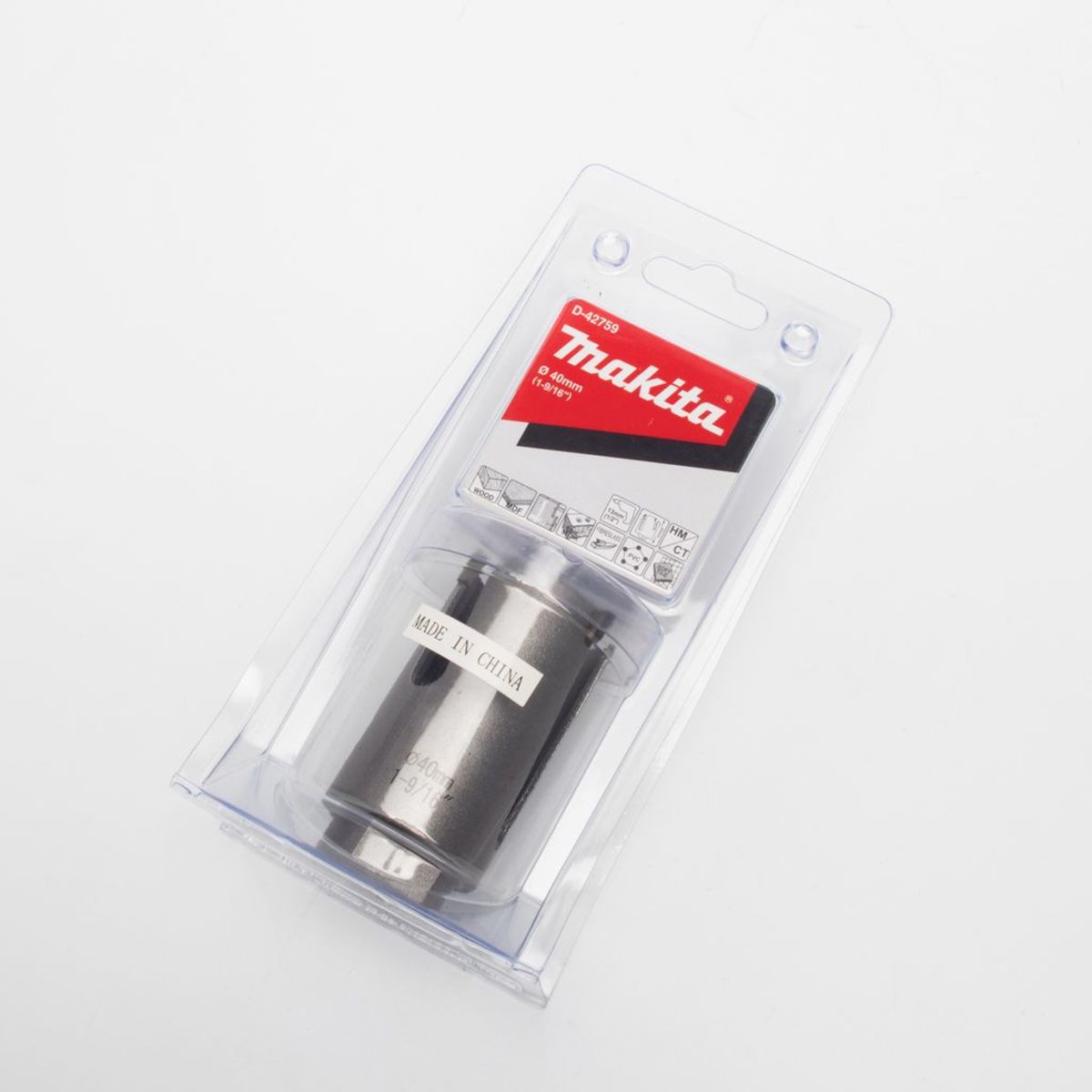 D-42759 TCT HOLESAW 40MM ไม้/อิฐ/ปูน(TT)