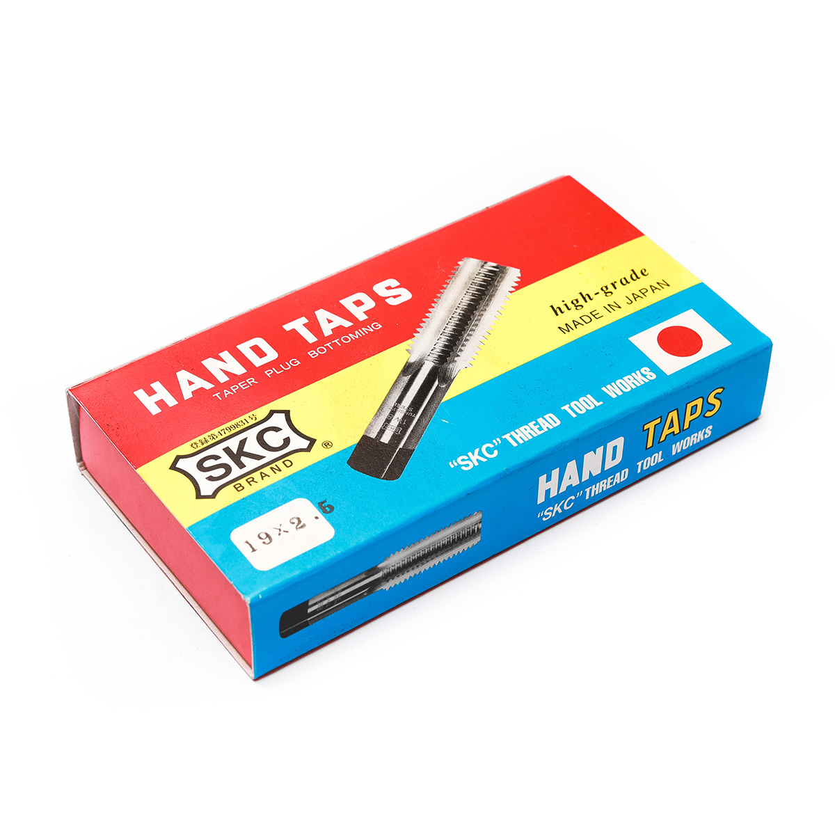 ดอกต๊าปเกลียว M19X2.50 (3 ชิ้น/ชุด)