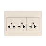 M4N-E30 เต้ารับ 3 ขั้ว3 ช่อง 16A 250V