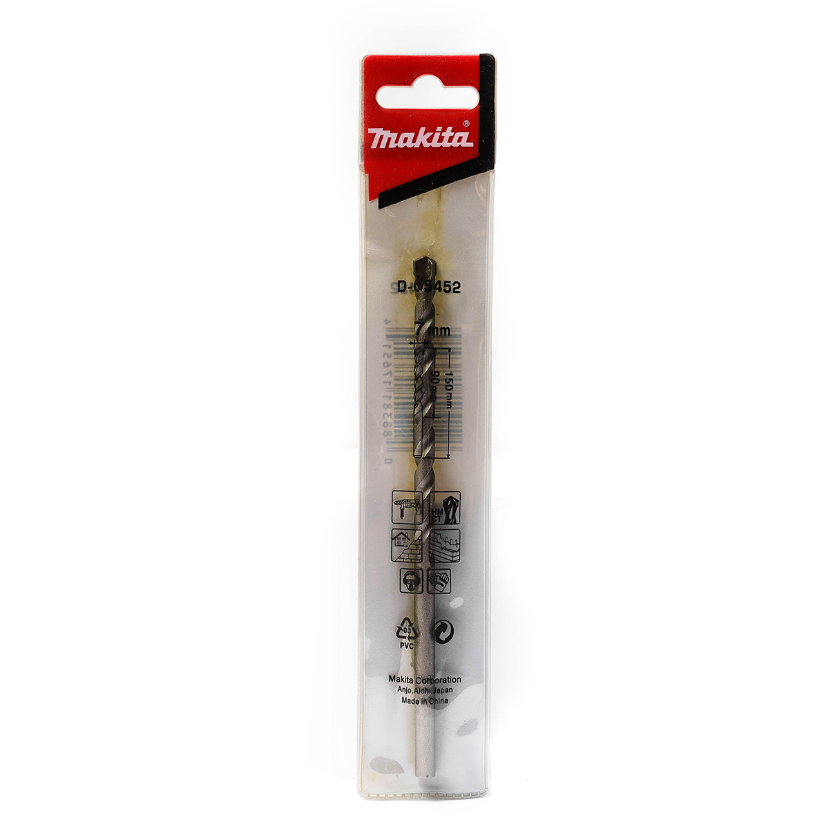 D-05452/D-05284 ดอกเจาะปูนตรง 7 X 150 MM