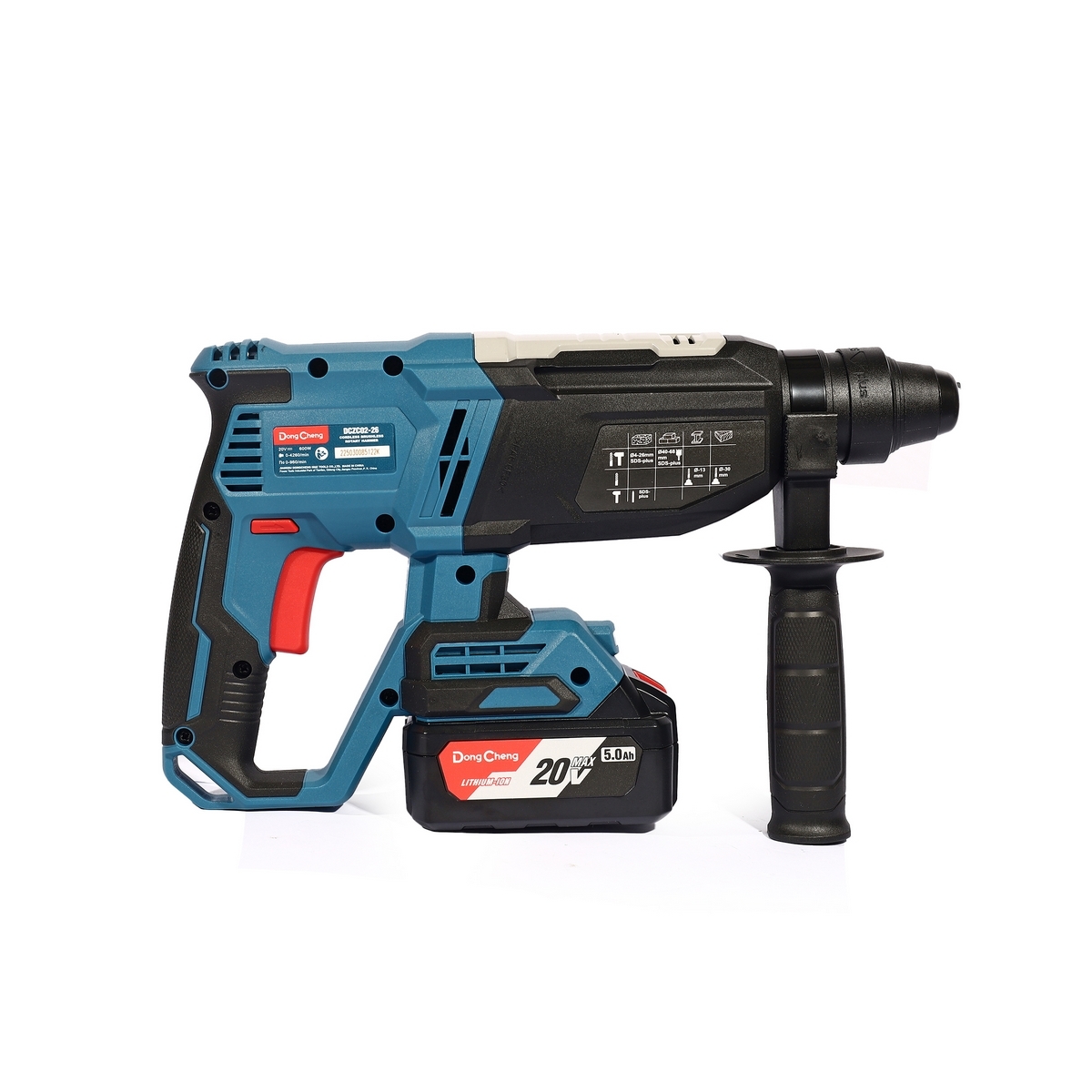 20V-BL โรตารี่ 26MM 3ระบบ/3.1J ชุด5A*2-F