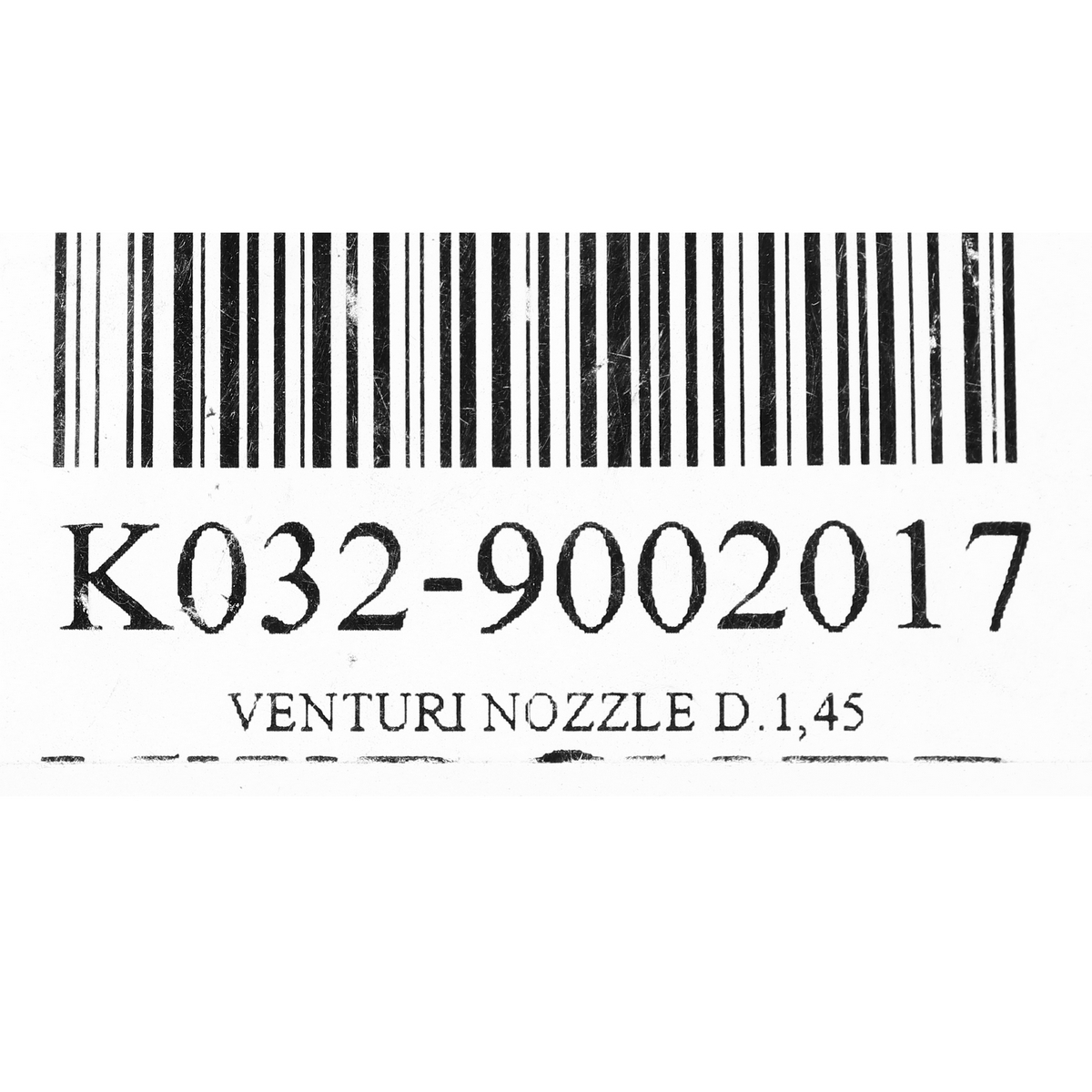 VENTURI NOZZLE D.1,45