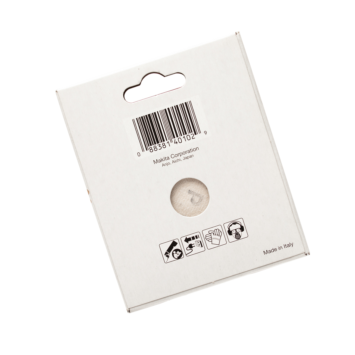 TM3000C (แดง-LONG)กระดาษทรายไม้#60 10/P