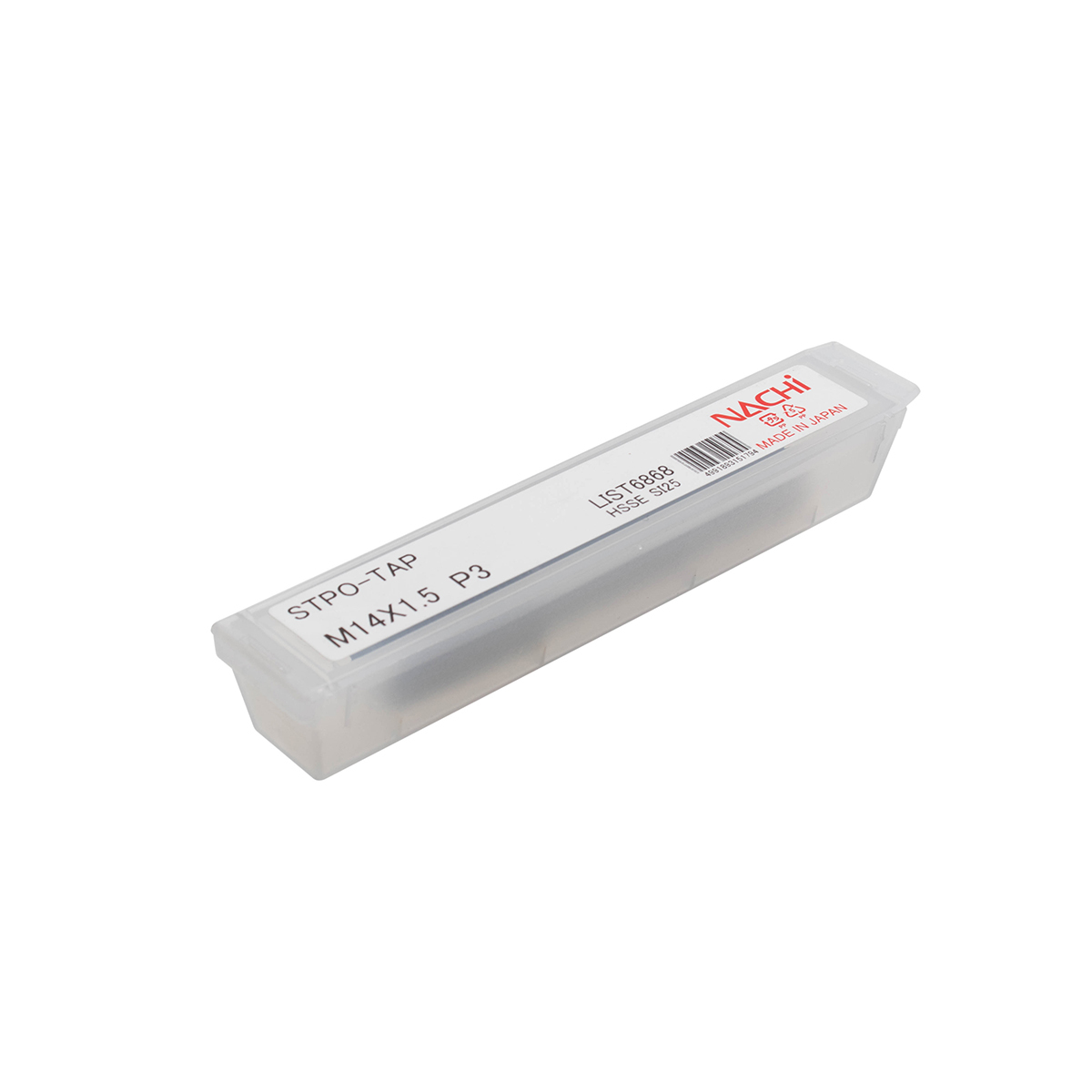 L6868_M14X1.5R+1 ดอกต๊าปร่องตรงสีดำ