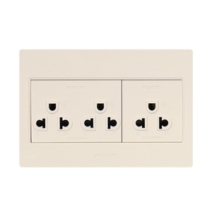 M4N-E30 เต้ารับ 3 ขั้ว3 ช่อง 16A 250V