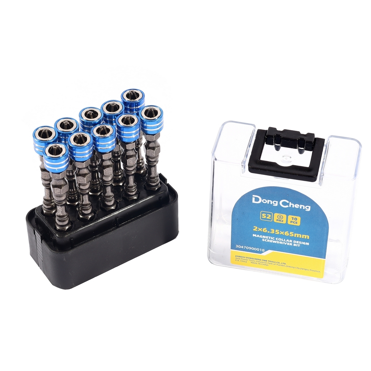 ดอกไขควงแฉก PH2+65มม+แม่เหล็ก(10PCS/PAC)