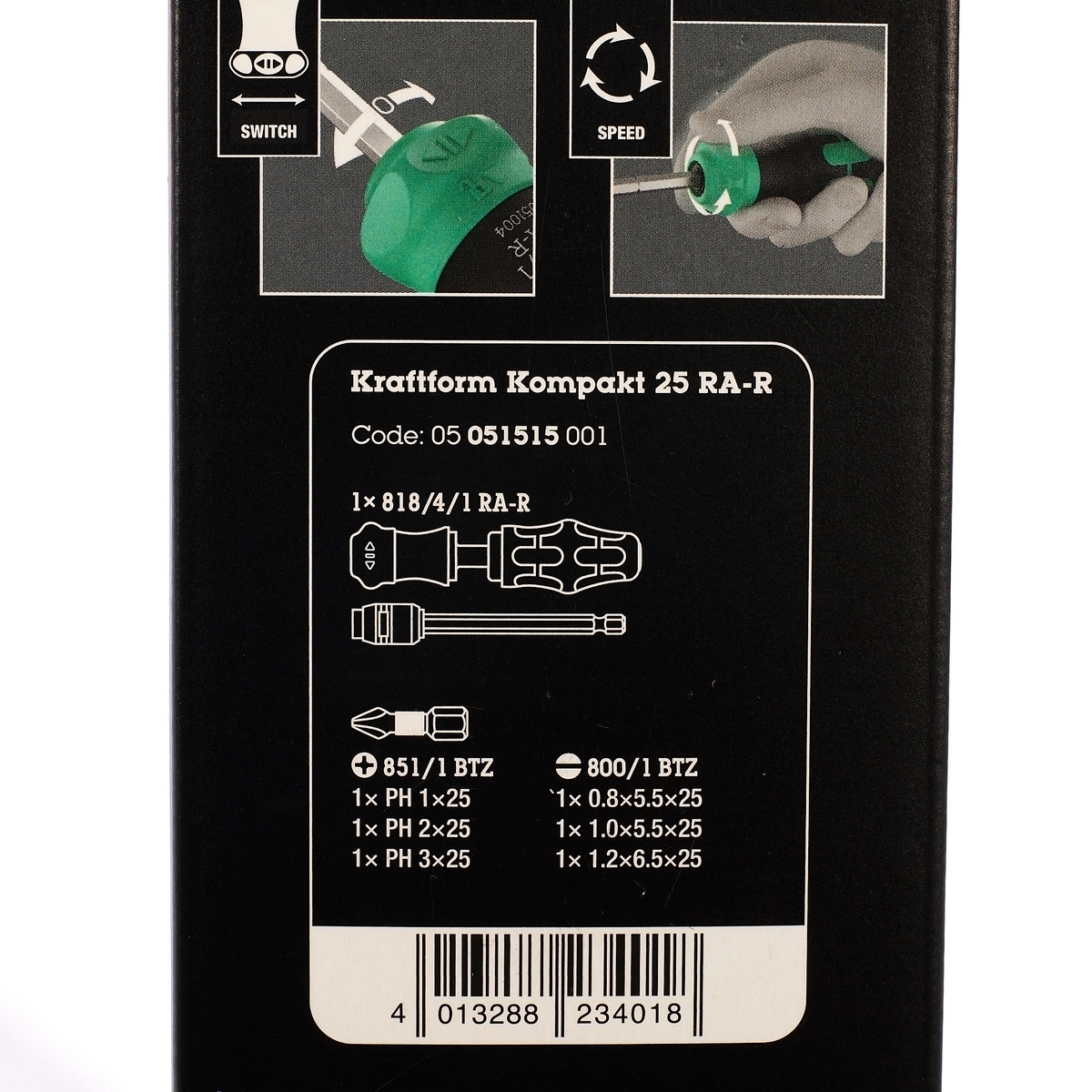 ไขควง KRAFTFORM KOMPAKT 25 RA-R (7 ชิ้น)