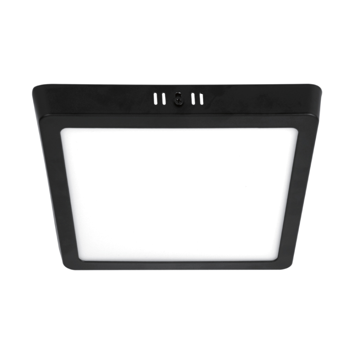ดาวน์ไลท์ LED ติดลอยหน้าเหลี่มดำ 18W WW