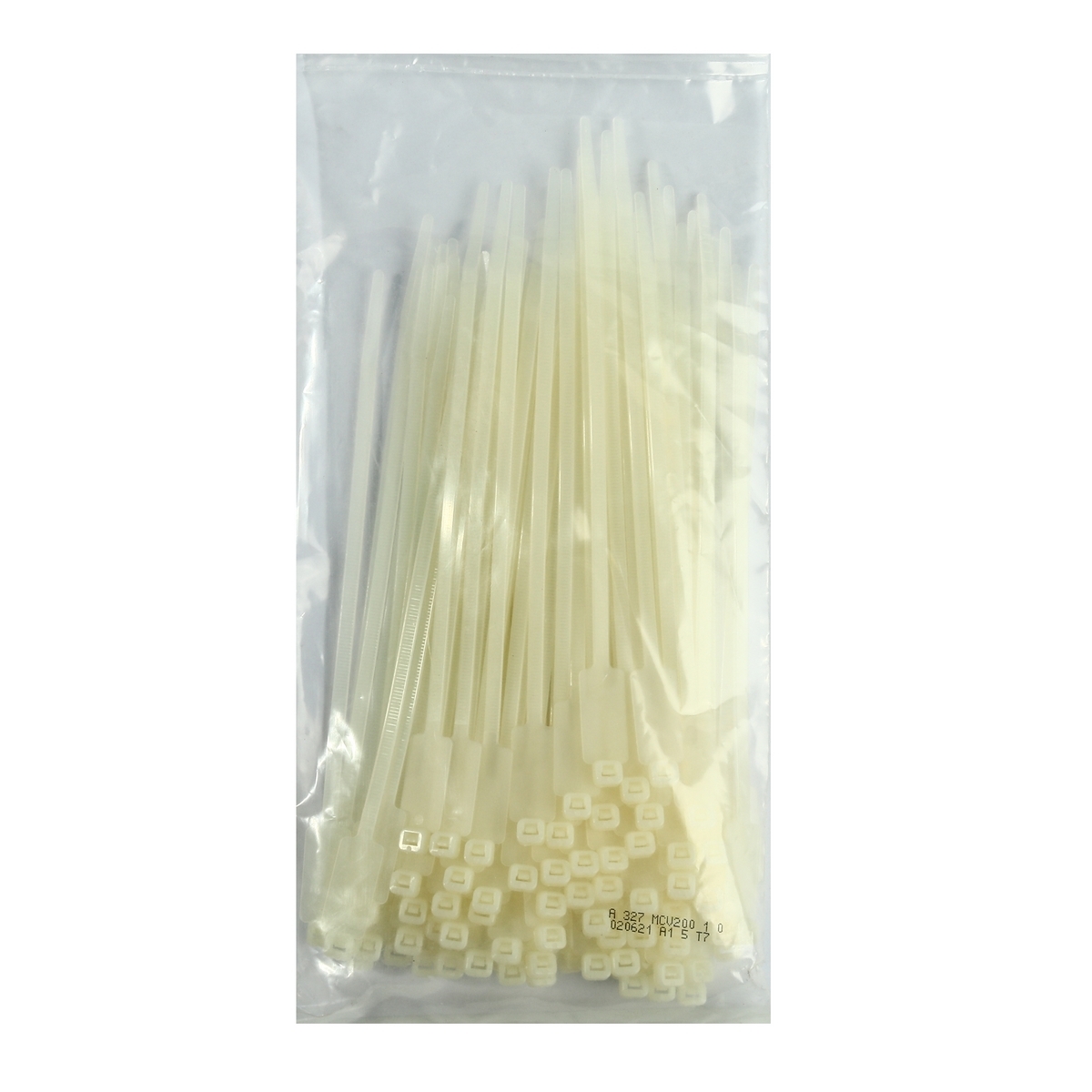 MV-200-4C เคเบิ้ลไทร์มีป้าย8นิ้ว(100PCS)