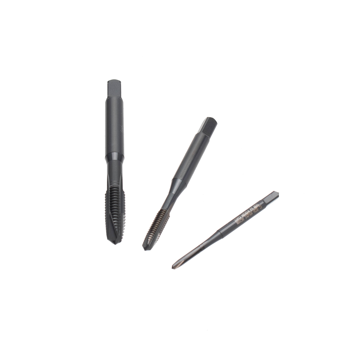 L6868_M3.5X0.6R ดอกต๊าปร่องตรงสีดำ