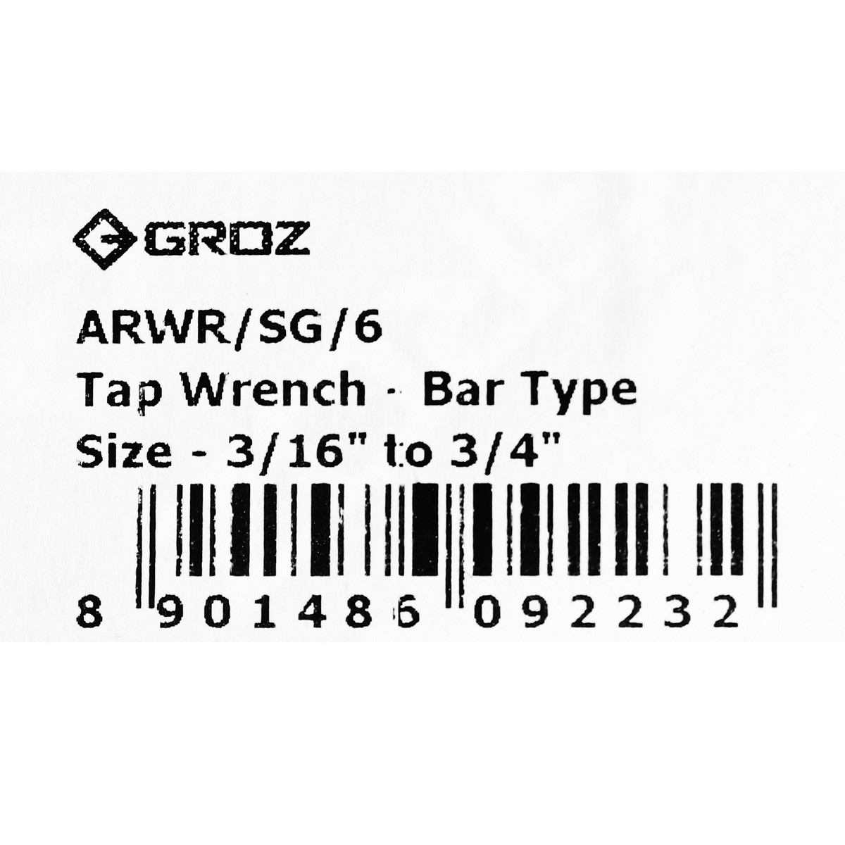 ARWR/SG/6ด้ามต๊าปตัวผู้ M4-20(3/16-3/4