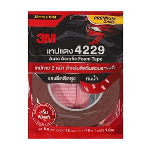 เทป 2 หน้าออโต้อะคริลิค 4229P 12มม.X10ม.