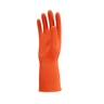 4D ถุงมือยางธรรมชาติ สีส้ม 13"ไซส์ M