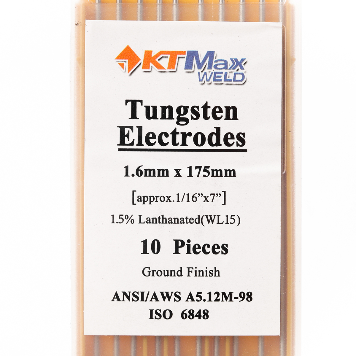 ลวดทังสเตนสีทอง (WL15) 1.6MM(10PCS/1PAC)