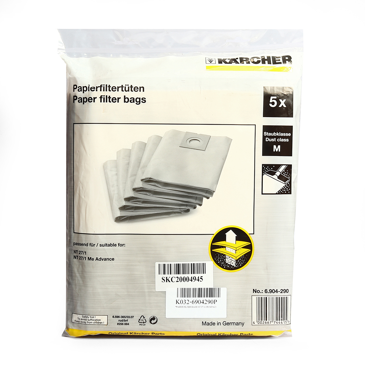 PAPER FILTERBAGS (5PCS/PAC)
