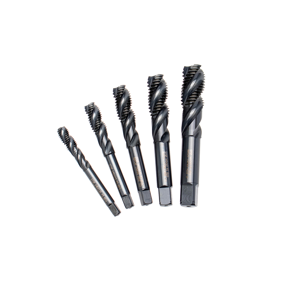 L6866_M16X1.5R ดอกต๊าปร่องเกลียวสีดำ