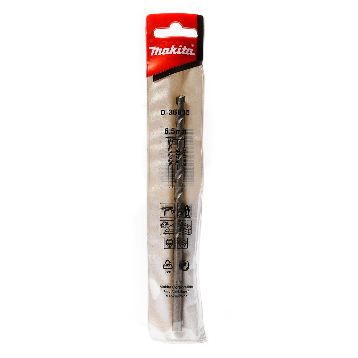D-36815/D-36756 ดอกเจาะปูนตรง 6.5 X150MM
