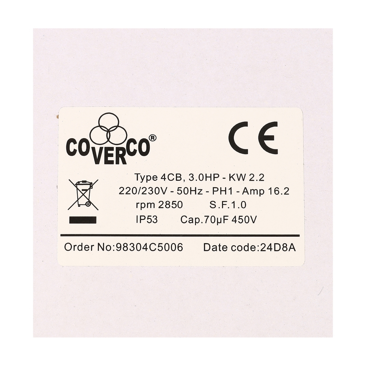 กล่องคอนโทรล CB3W 3HP 220V 50HZ