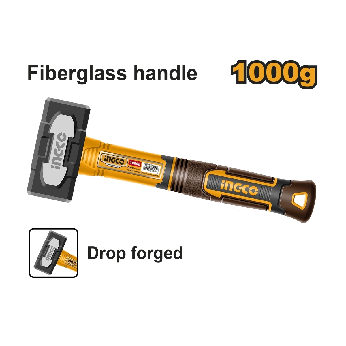 ค้อนทุบด้ามไฟเบอร์ 1000G