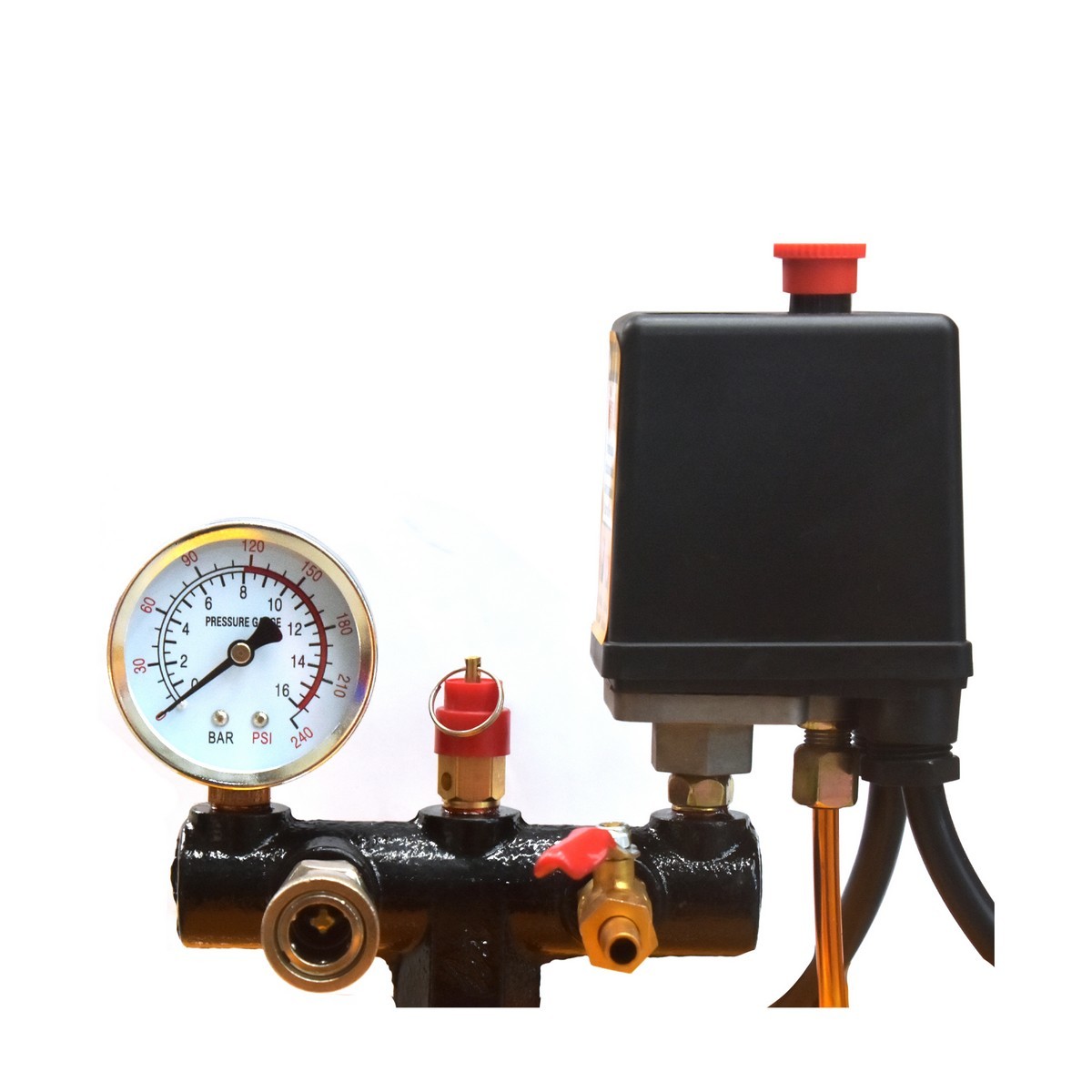 V251-60 ปั๊มลมสายพาน 1.5 HP 60 ลิตร