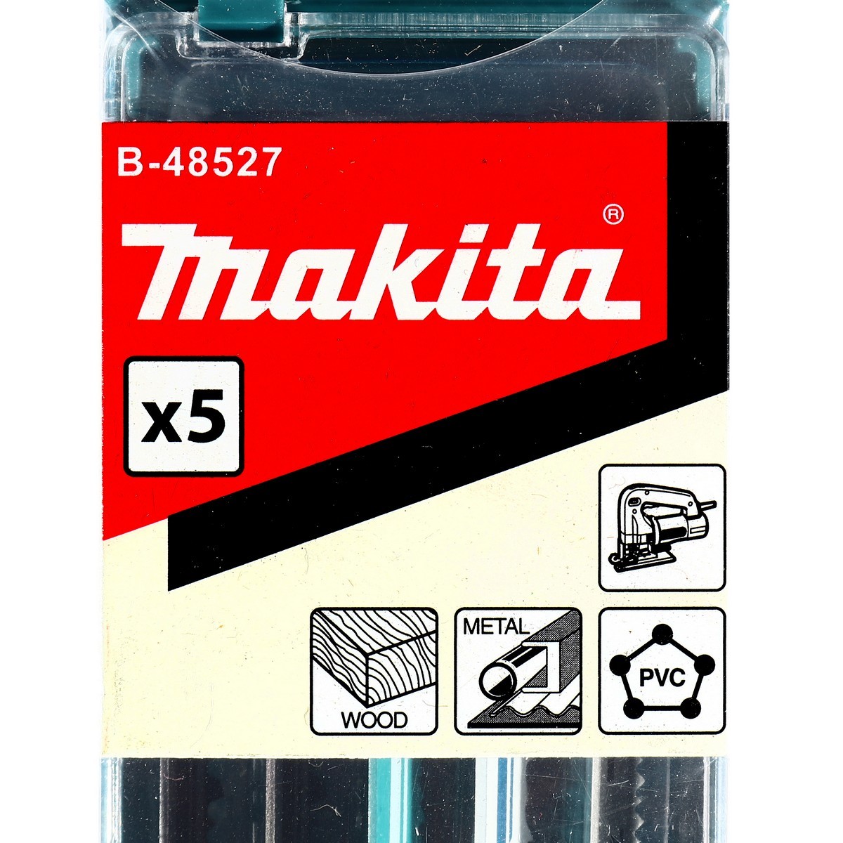 B-48527 ชุดใบเลื่อยจิกซอ 5ใบ SUP+กล่อง