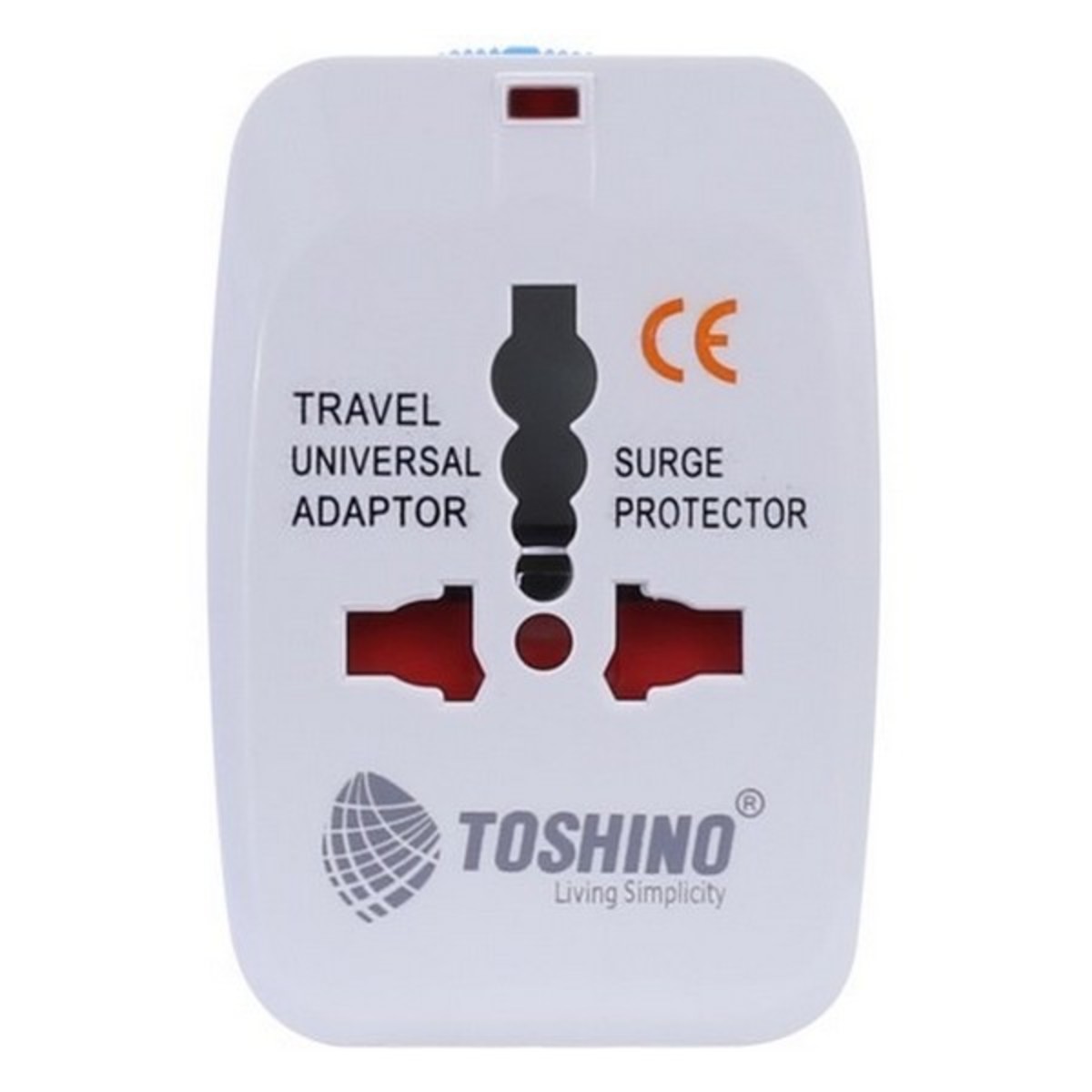 DE-204 TRAVEL ADAPTER 10A สีขาว 4 IN 1