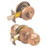 CB9217US11 ลูกบิดหัวกลม+กุญแจ ทองแดงรมดำ