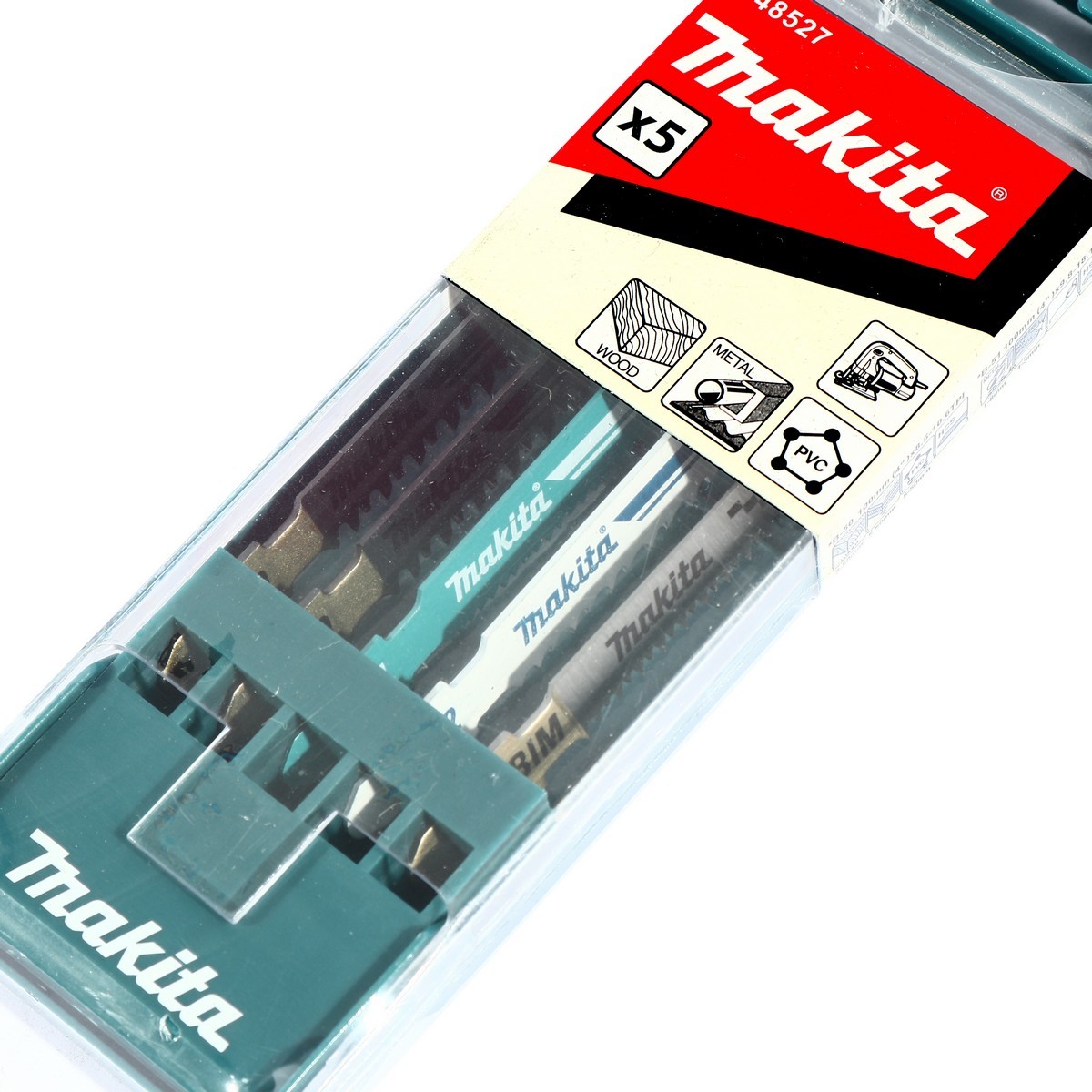 B-48527 ชุดใบเลื่อยจิกซอ 5ใบ SUP+กล่อง