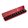4109 ชุดบ๊อกซ์ลมสั้น 6เหลี่ยม1/2" 10PCS