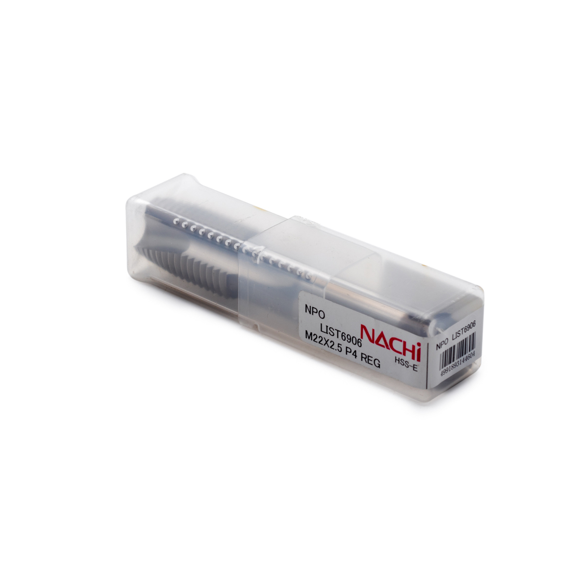 L6906_M24.0X1.5 ดอกต๊าปร่องตรงสีเงิน