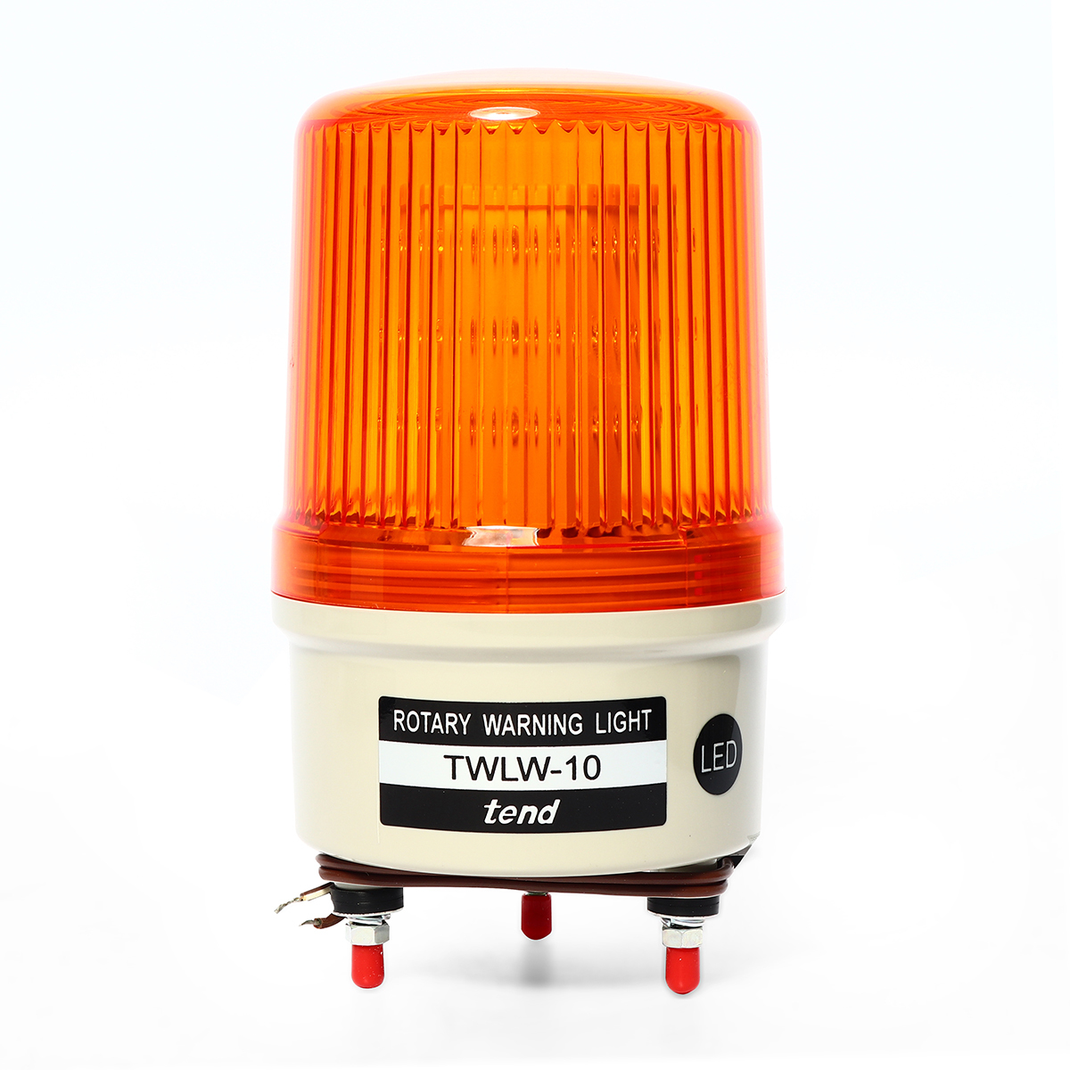 TWLW-10L2O ไฟหมุน100มม. สีส้ม หลอดLED