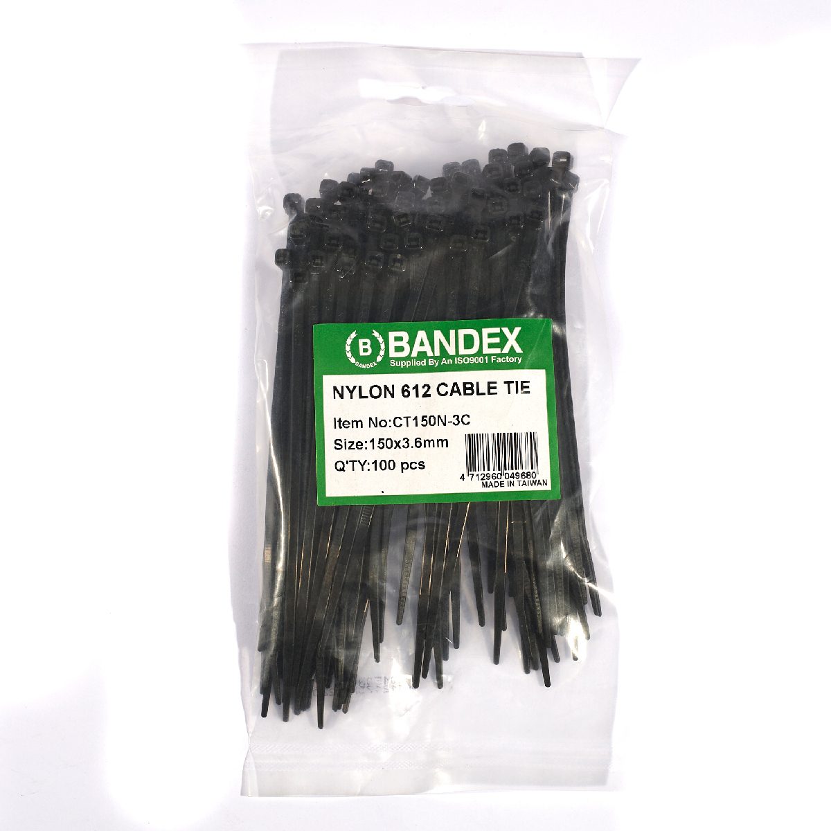 CT150N-3C เคเบิ้ลไทร์งานโซลาร์ 6” 100PCS