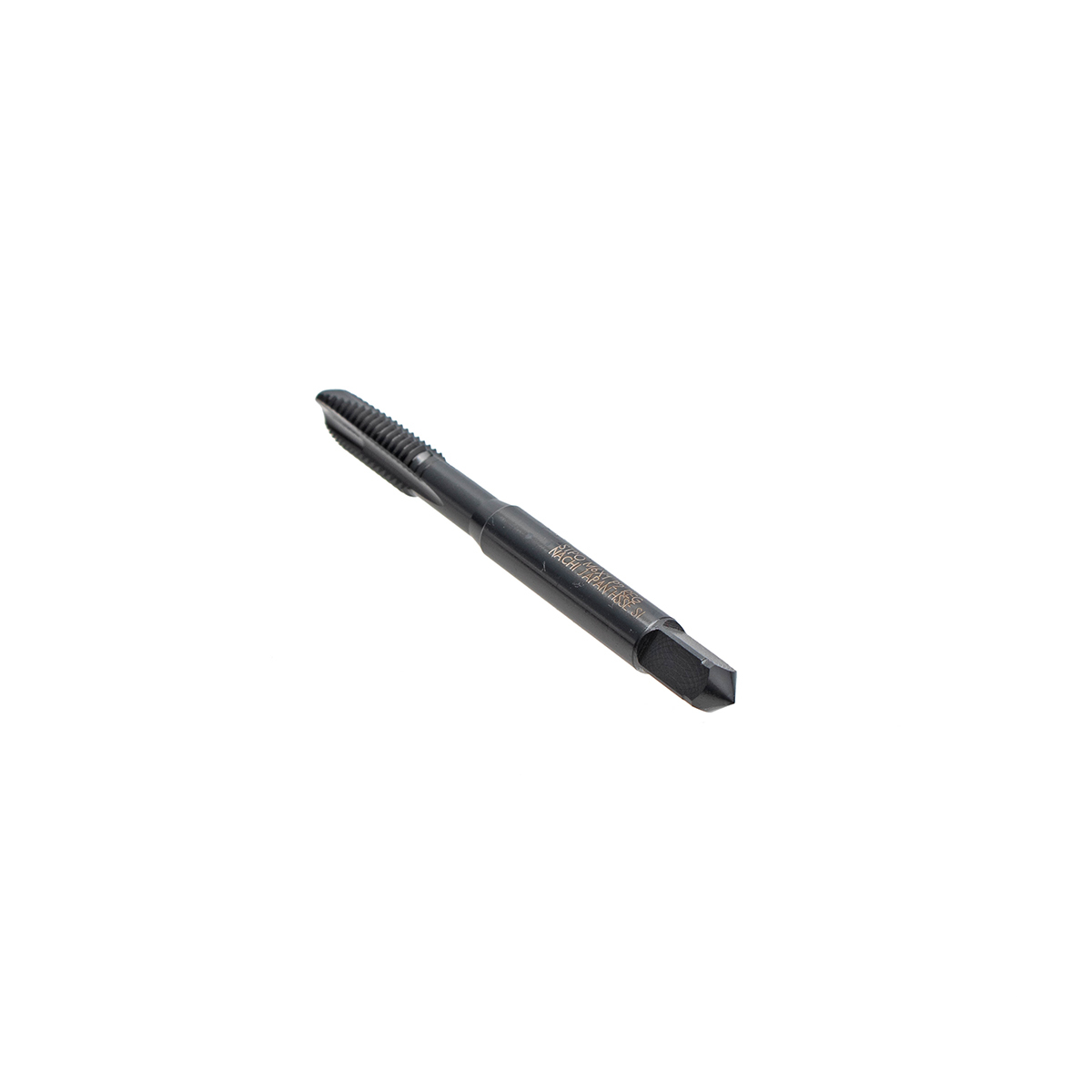 L6868_M3.5X0.6R ดอกต๊าปร่องตรงสีดำ