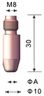 อะไหล่ 15AK คอนแทคทิพ 1.2MM (M6X25)