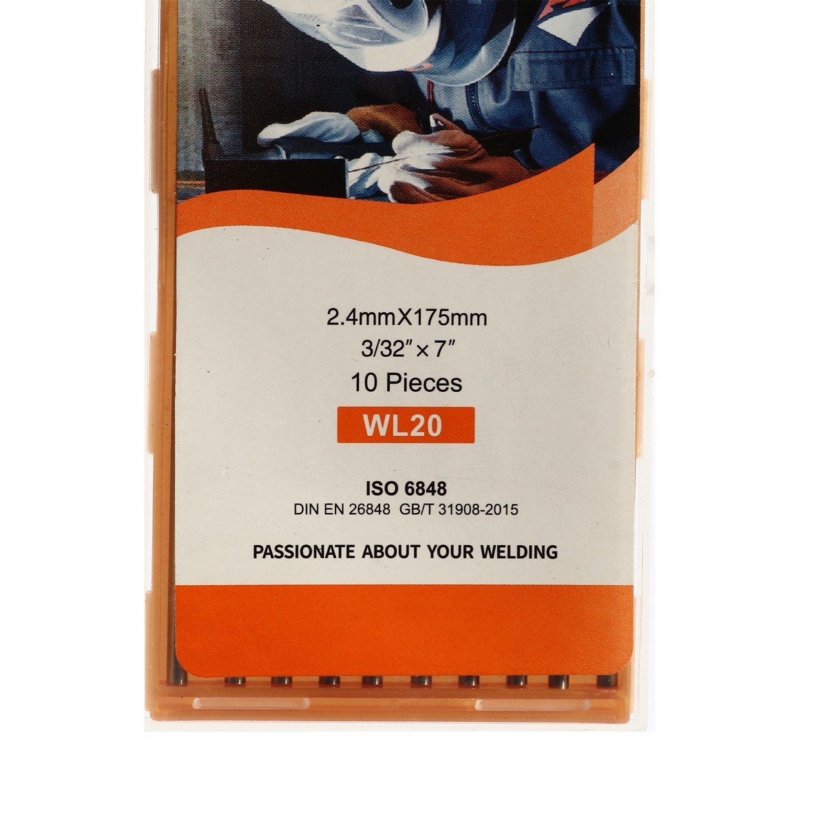 ลวดทังสเตนสีฟ้า (WL20) 2.4MM(10PCS/1PAC)
