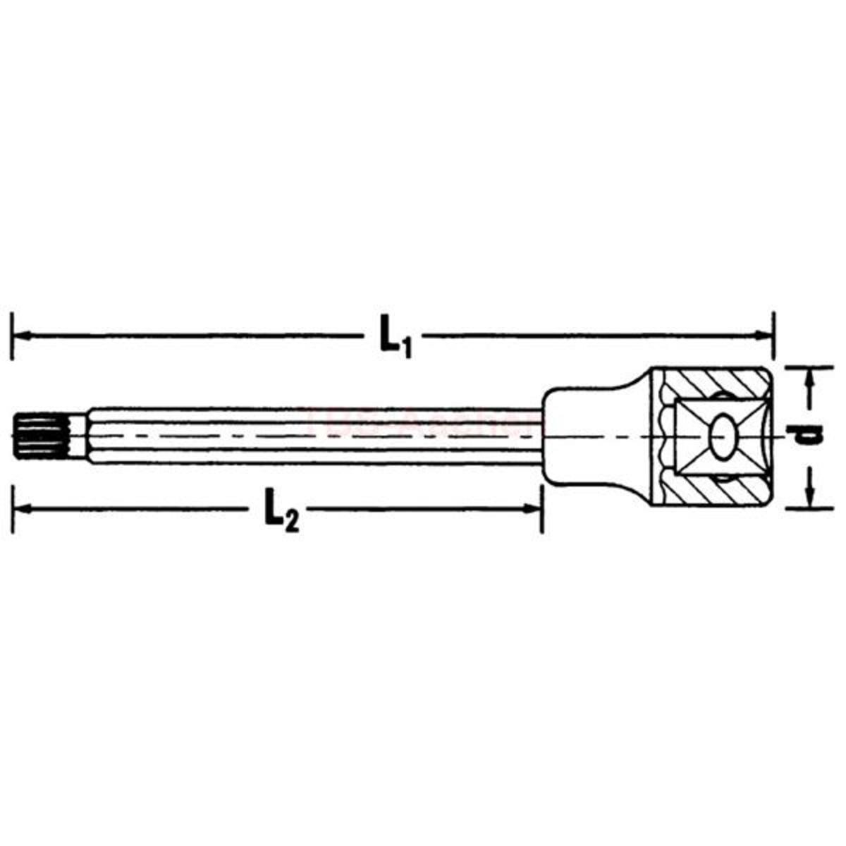 3054 X/M 8 SCREWDRIVER-SOCKET1/2