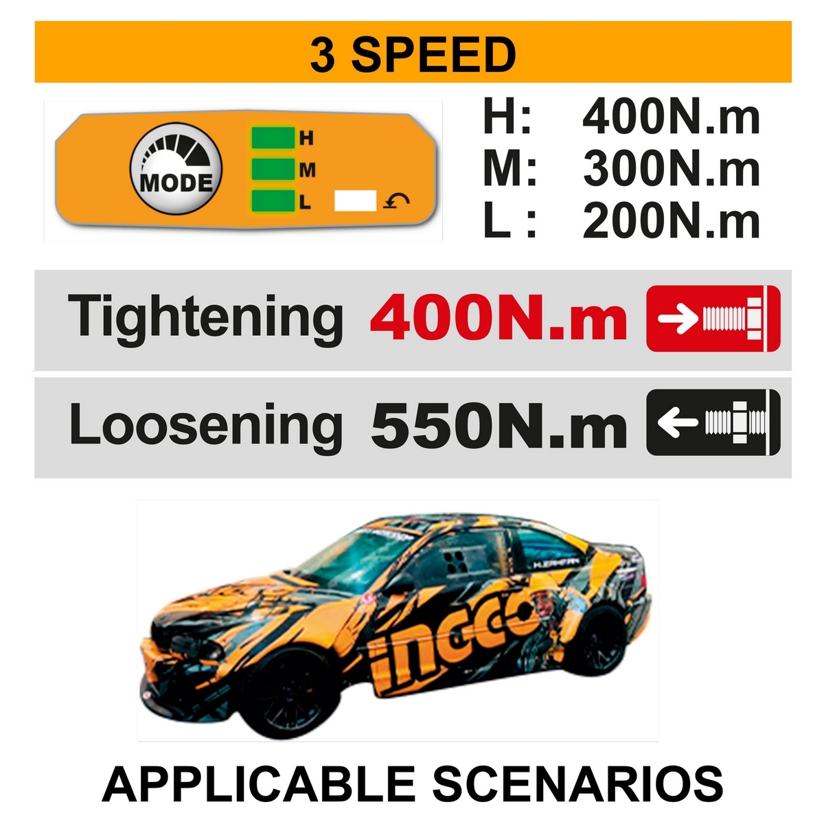 20V-BL บล็อกไร้สาย 400N.M-ชุดแบต 2.0AH*2