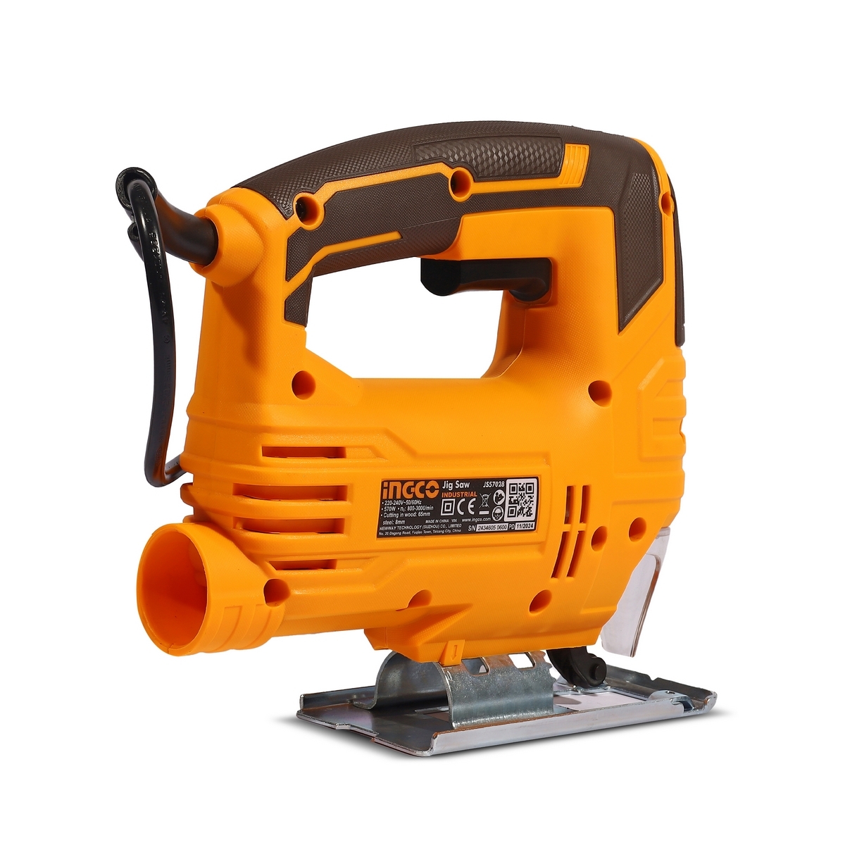 220V เลื่อยจิ๊กซอร์ไฟฟ้า ปรับรอบ 570W