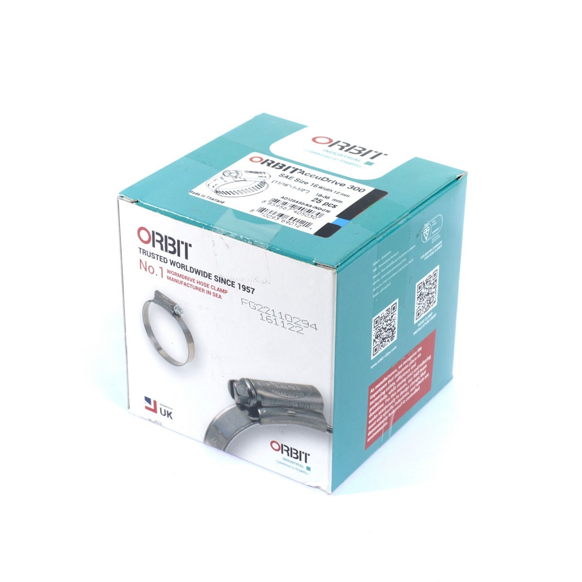 ACCUDRIVE-16เข็มขัดรัดท่อเจาะทะลุ18-38มม