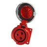 IP67 ปลั๊ก-เมียติดผนัง 2P+E 32A-6H 400V