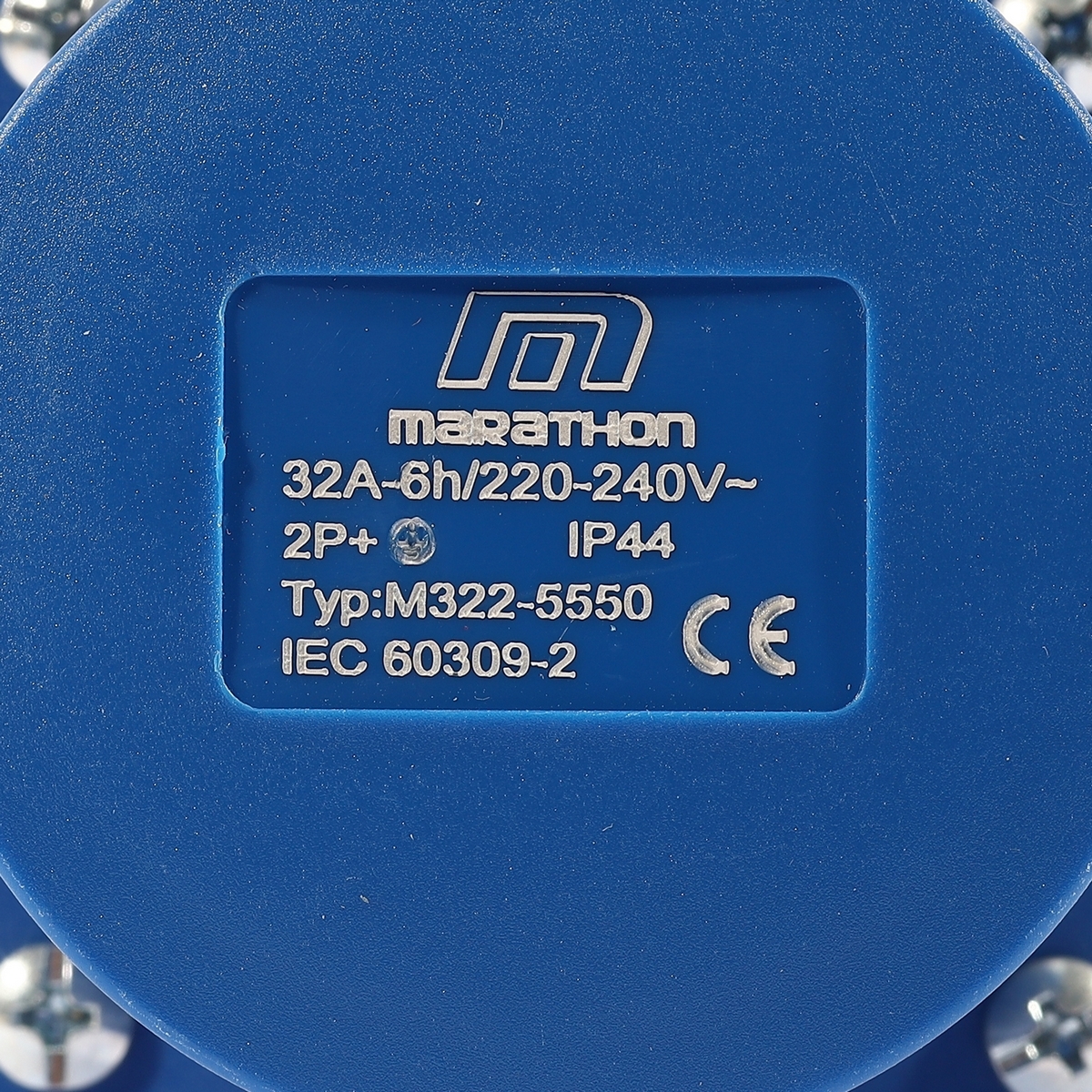 IP44 ปลั๊กตัวเมียติดผนัง 32A 2P+E 220V
