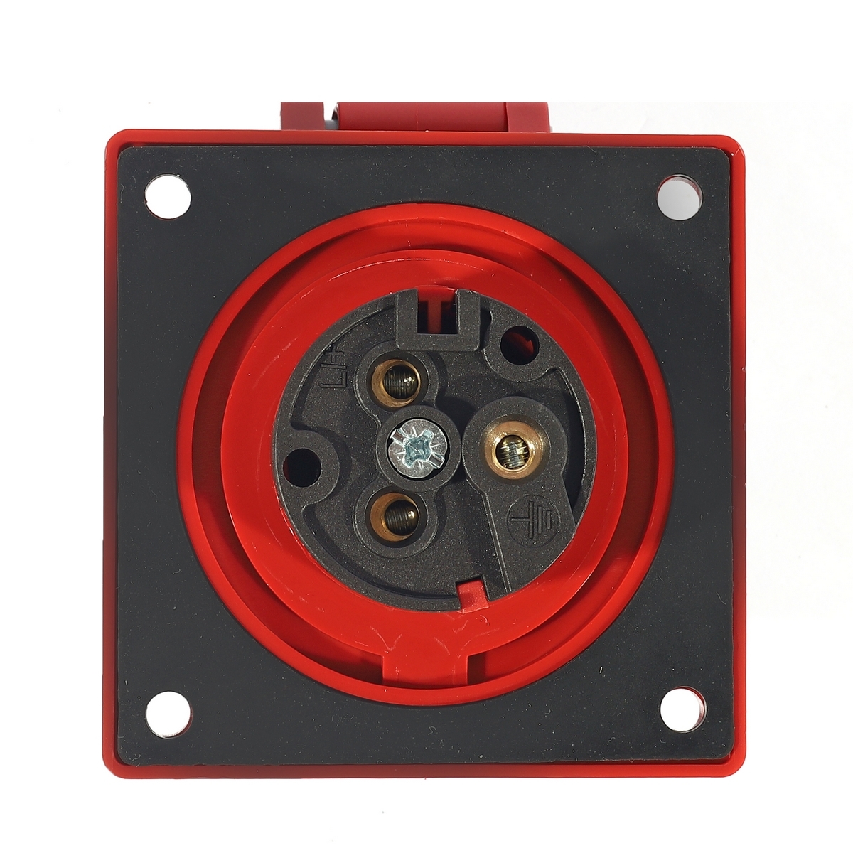 IP67 ปลั๊ก-เมียติดผนัง 2P+E 16A-6H 400V