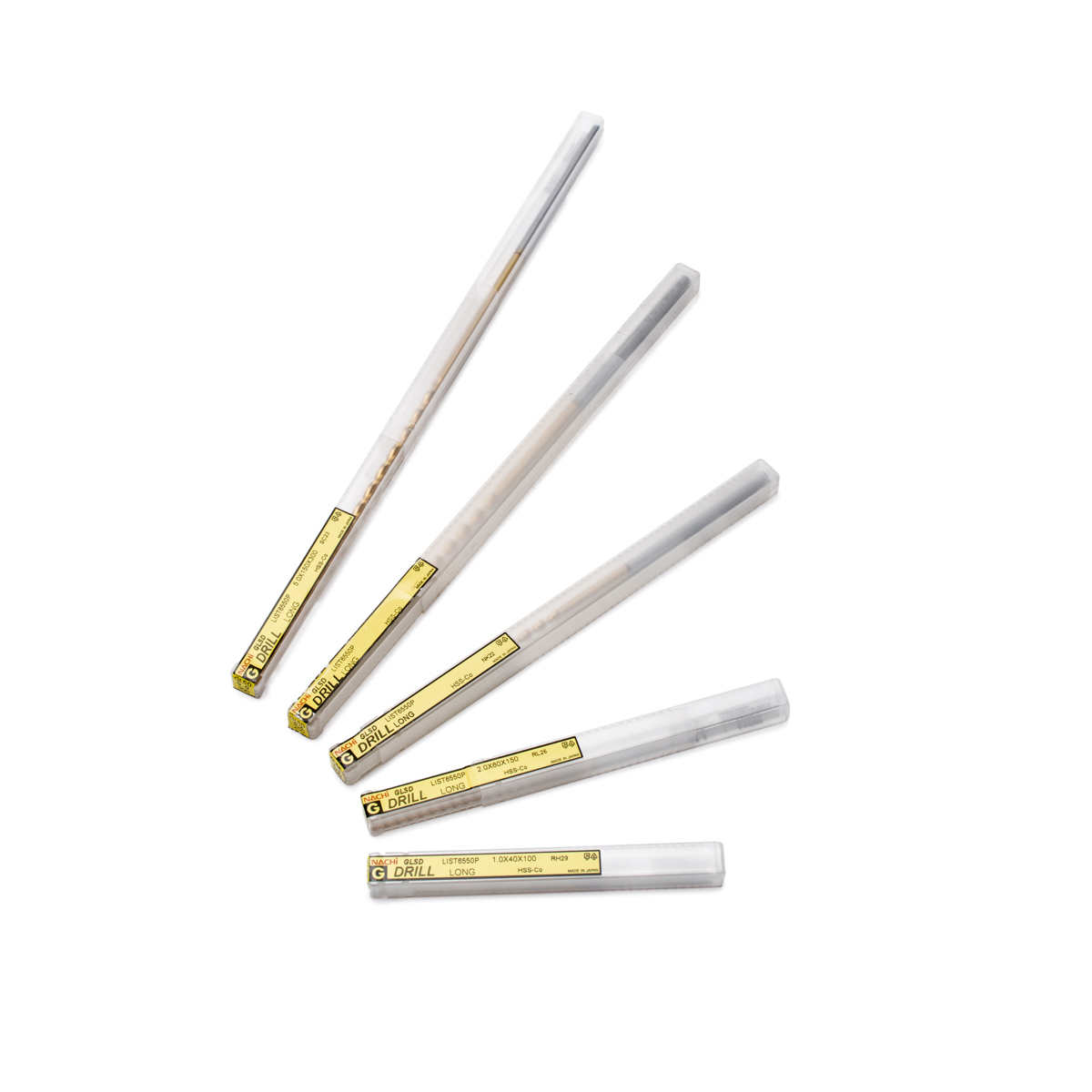 L6550P_100X2.2MM ดอกสว่านสีทอง แบบยาว