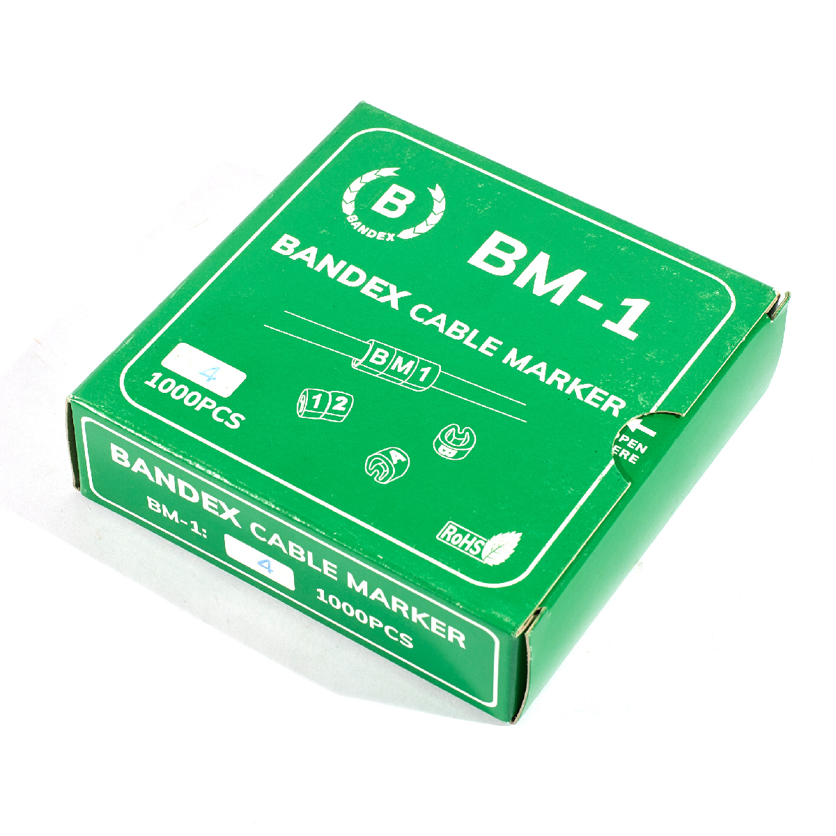 BM1-4มาร์คเกอร์ตัวอักษร 4 ขนาด3.0–4.2 มม