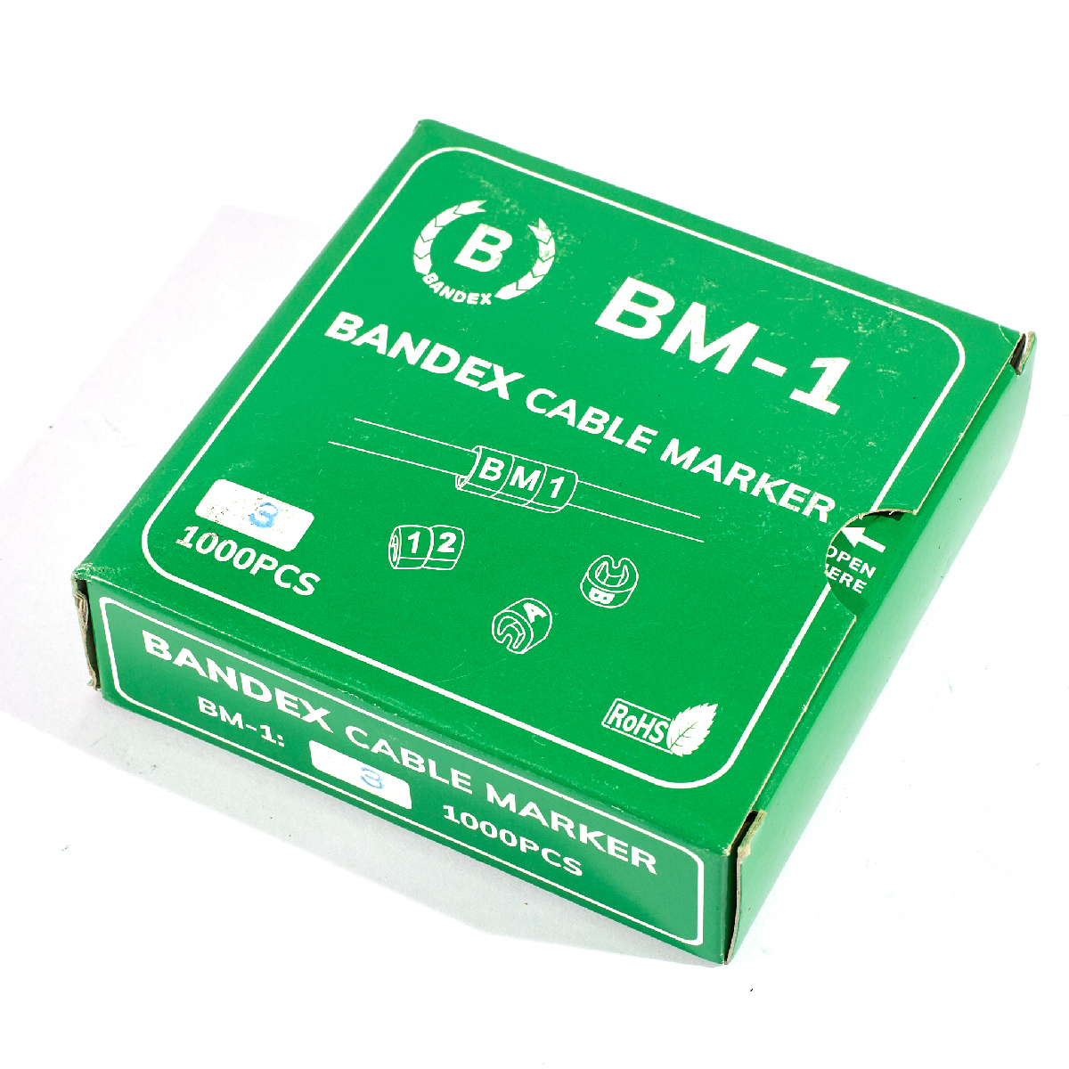 BM1-3มาร์คเกอร์ตัวอักษร 3 ขนาด3.0–4.2 มม