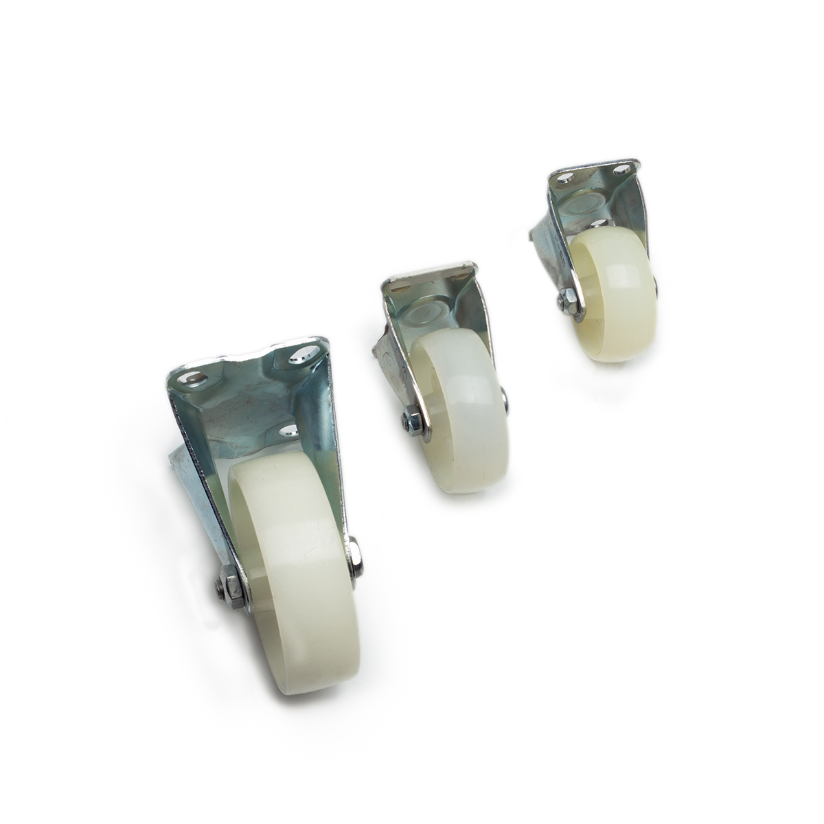 SKC 65 NM (W) ล้อไนล่อนแป้นตาย 65MM(2.5