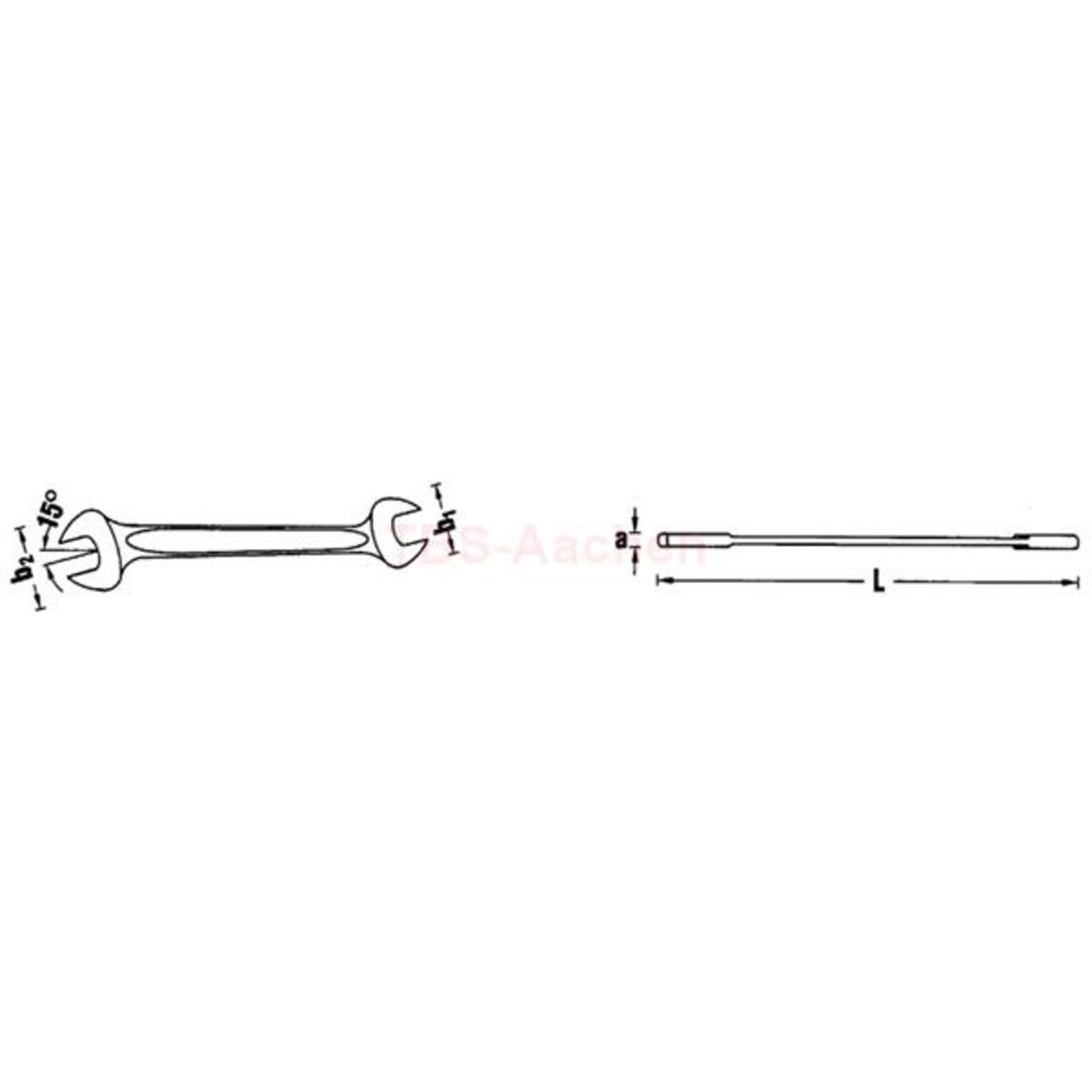 10 17X19 DOUBLE OPEN ENDEDSPANNER