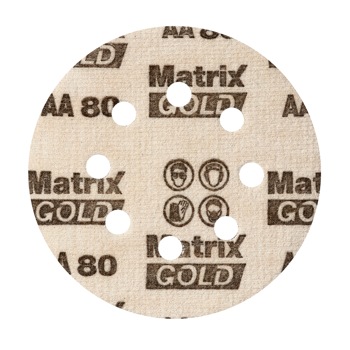 MATRIXกระดาษทรายกลมสักหลาด5