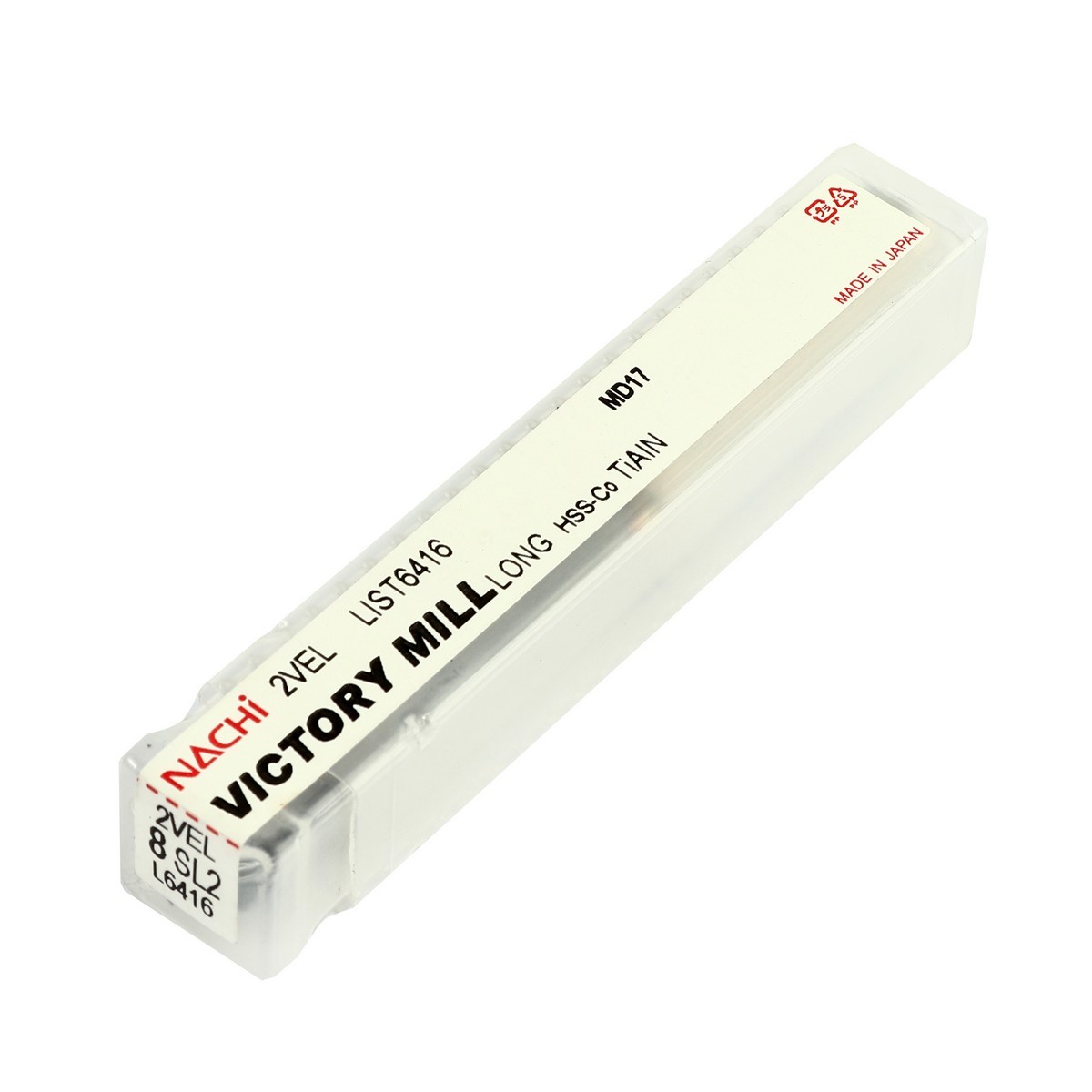 L6416_8.0MM วิคตอรี่มิลล์ 2 ฟัน แบบยาว