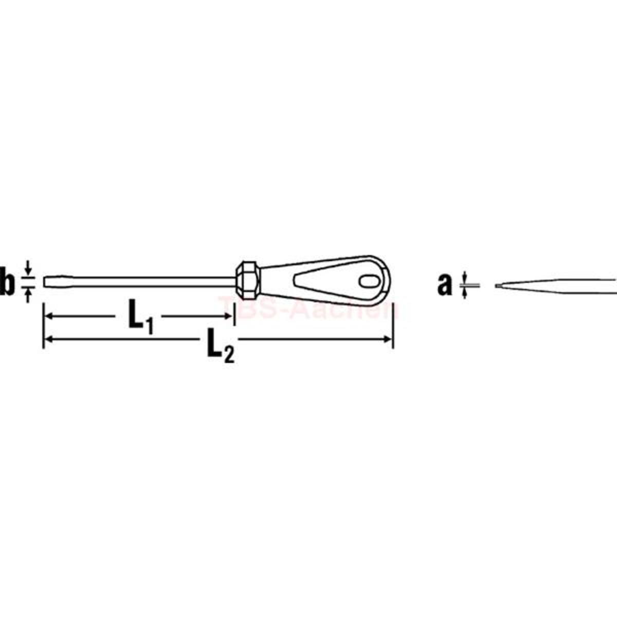 4820 SCREWDRIVER F.SLOTTEDSCREWS